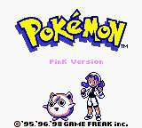 Pokemon Pink (v1.1) Title Screen